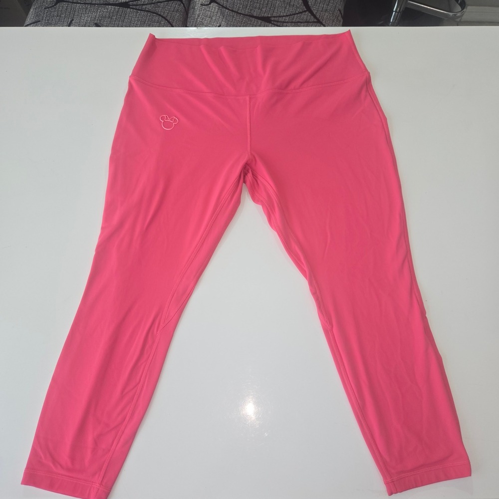 Lululemon Disney Align High Rise Crop 21 Pink Lip Gloss Minnie Mouse Leggings 18